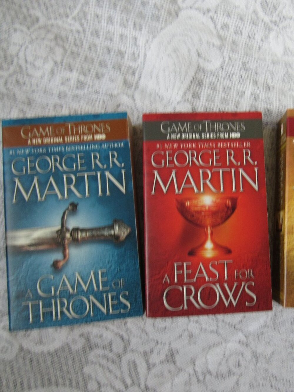 Game Of Thrones George R R Martin 3 Paperback Book Lot